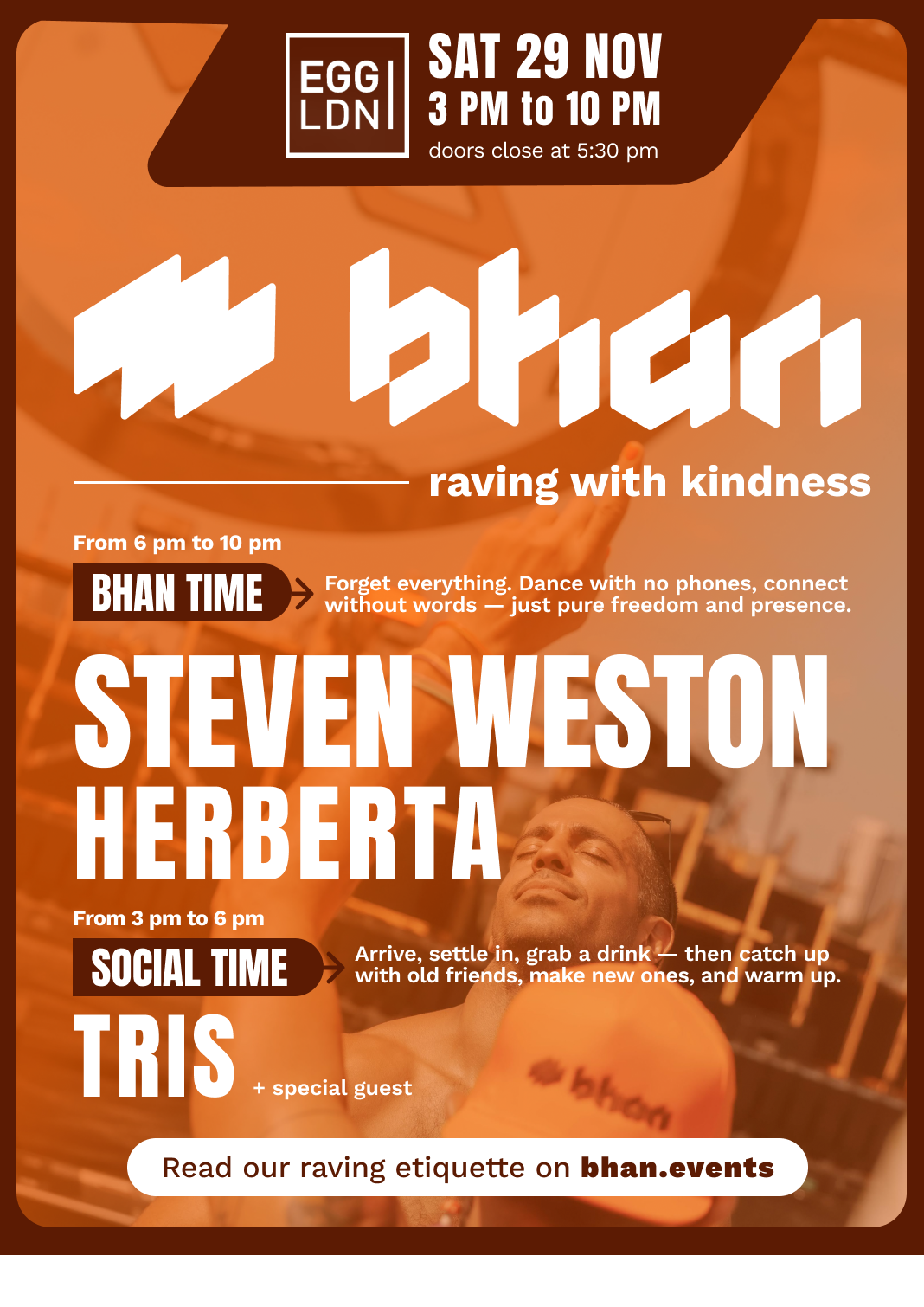 BHAN – raving with kindness – Day Time Party