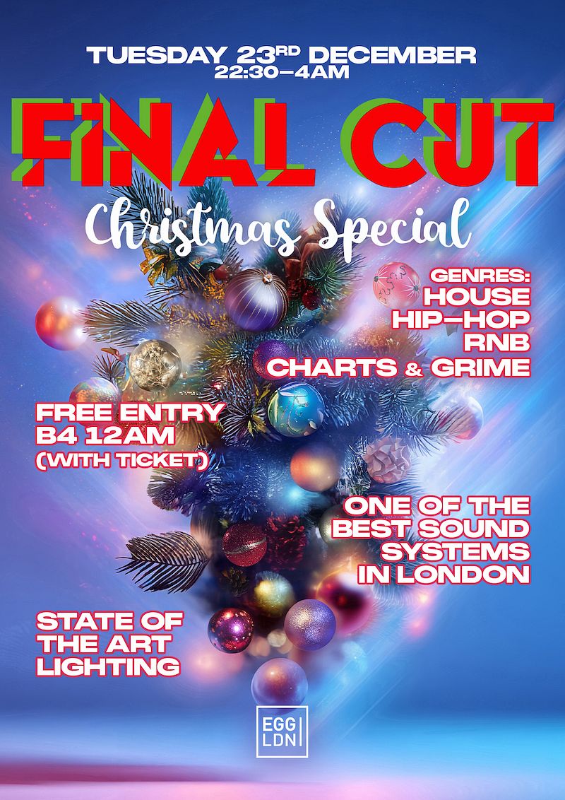 Final CUT – House, Hip Hop / Christmas Special