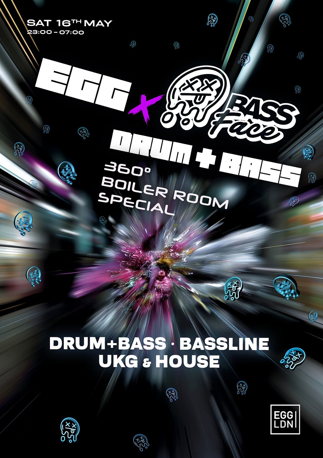 Egg X Bass Face – 360 Boiler Room Special