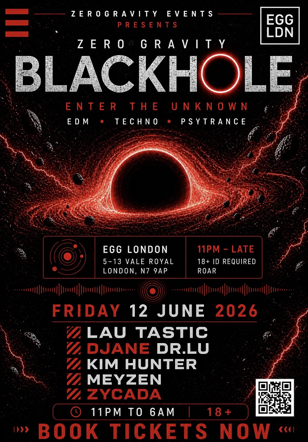 Zero Gravity Events Pres: Blackhole