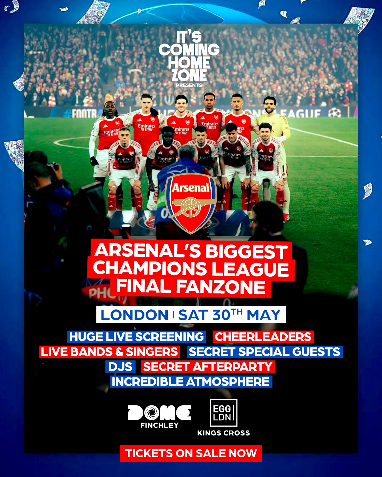 Arsenal: Champions26: UCL Final Fanzone (Adults Only)