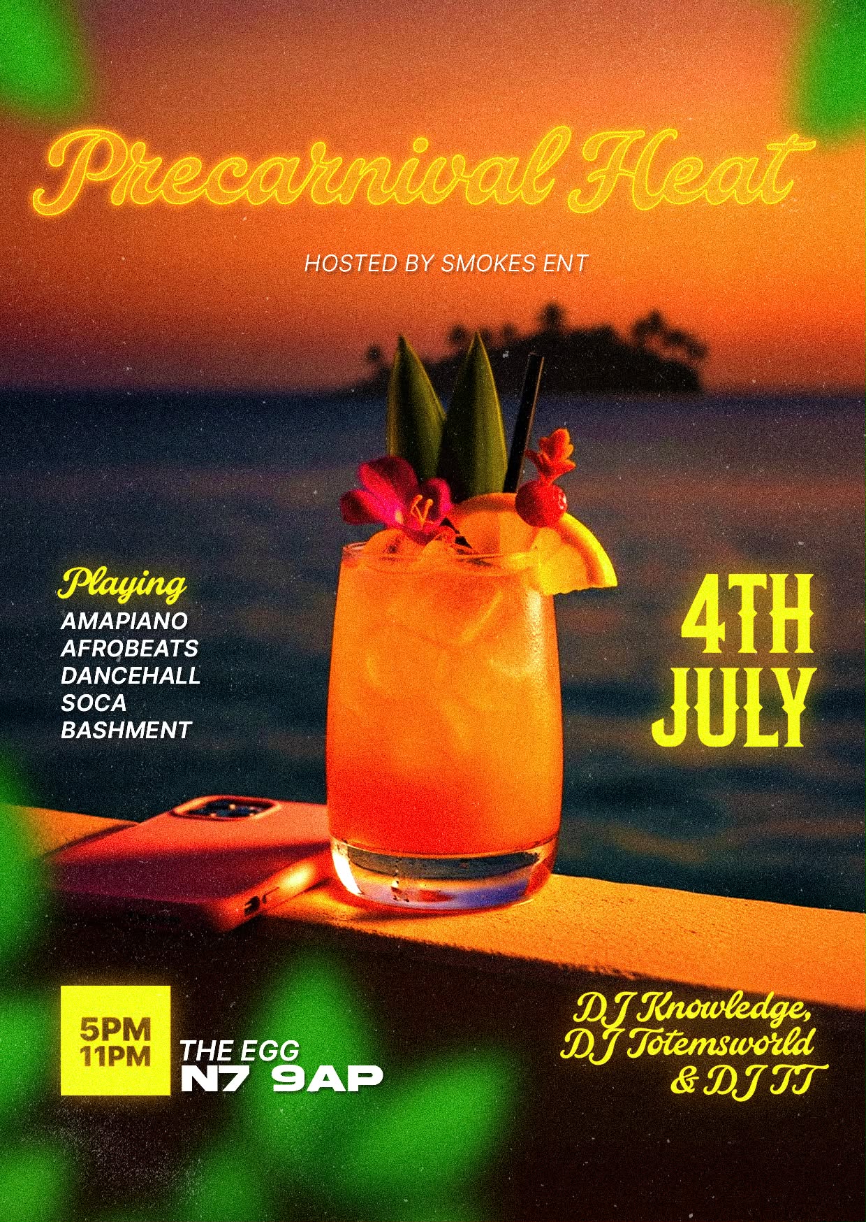 Precarnival Heat – Day Time party