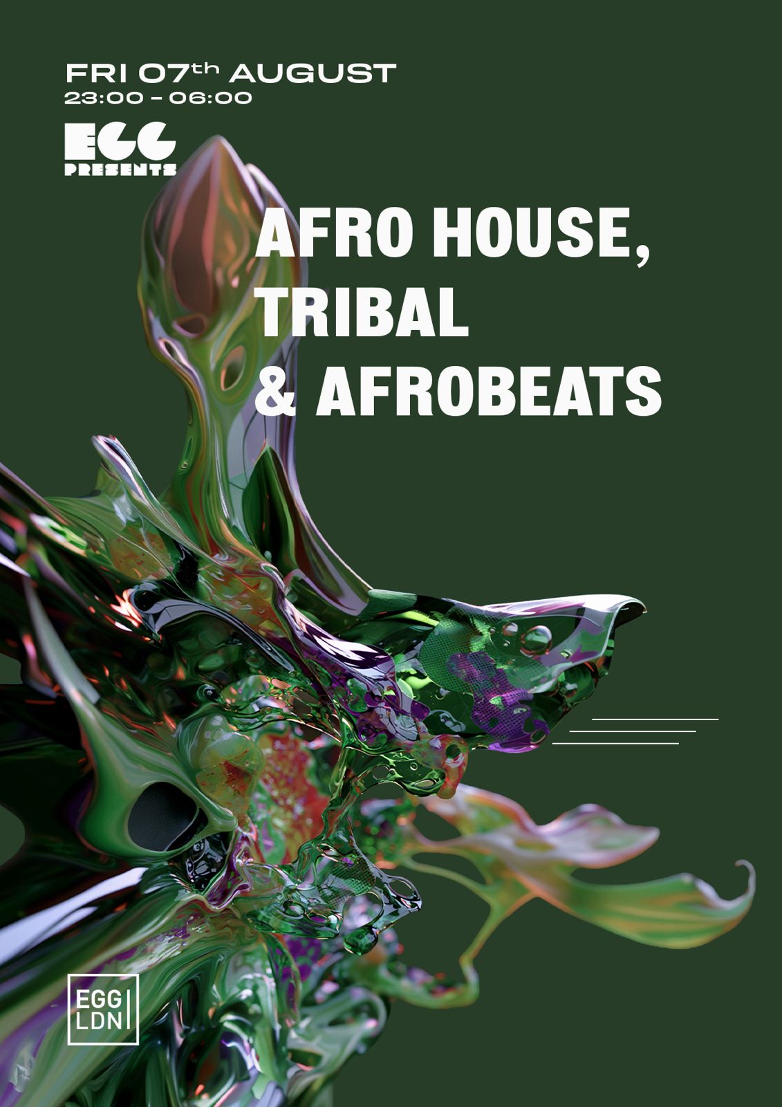 Egg LDN Pres: Afro House, Tribal & Afrobeats
