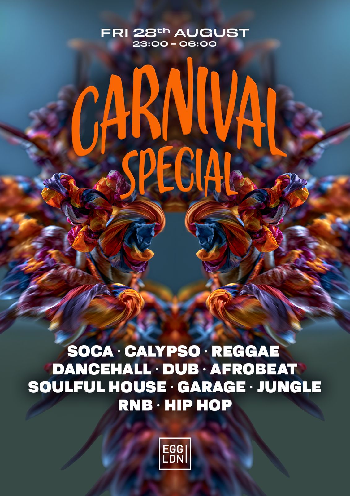 Egg LDN Pres: Carnival Special – Soca, Bashment, RnB, Hip Hop