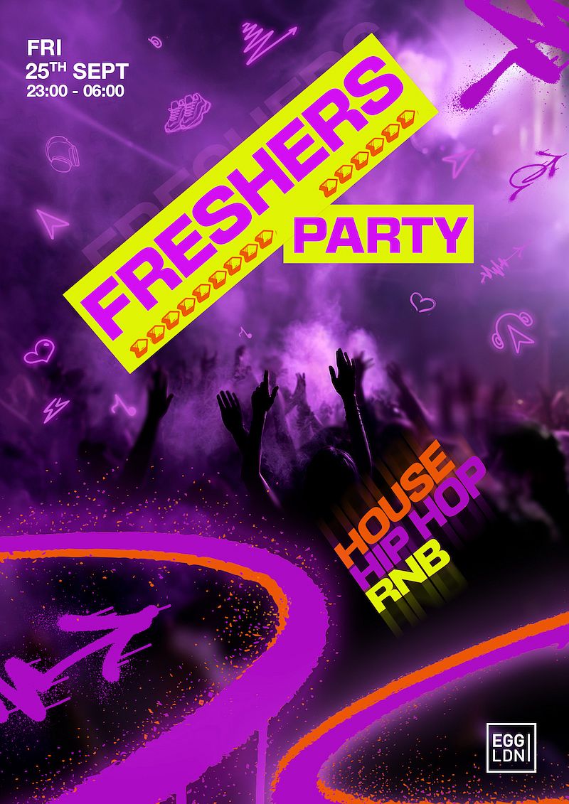 Freshers Special – House, Hip Hop, Rnb flyer