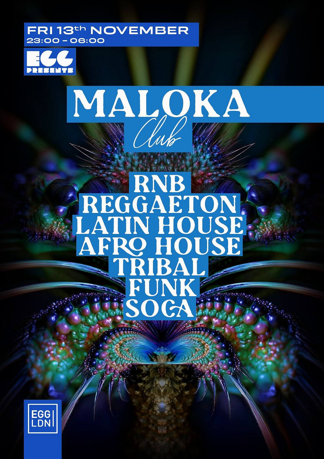 Maloka Club: House, Latin, Afro House + More flyer